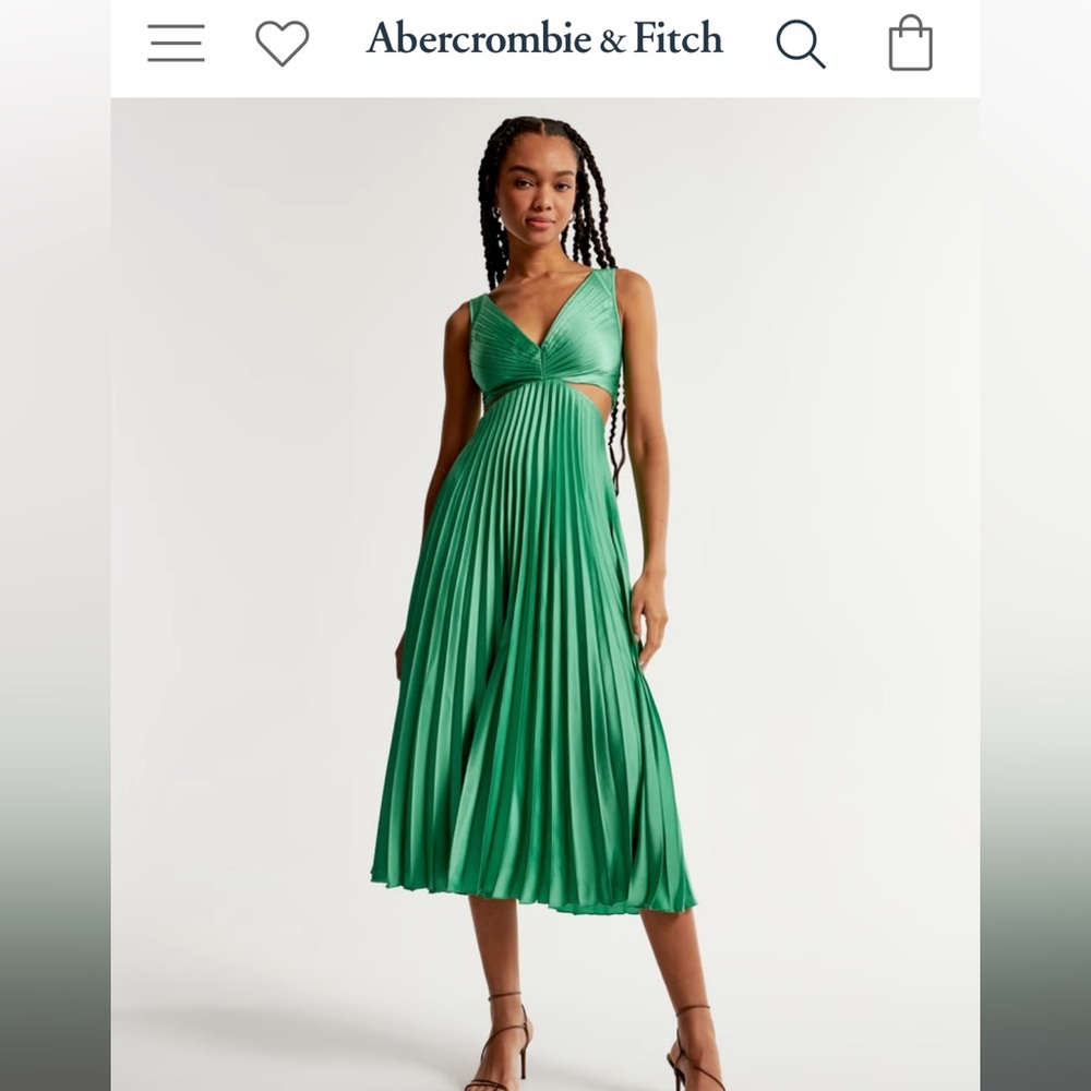 Abercrombie ‘Giselle’ Pleated Maxi Dress - New With Tags